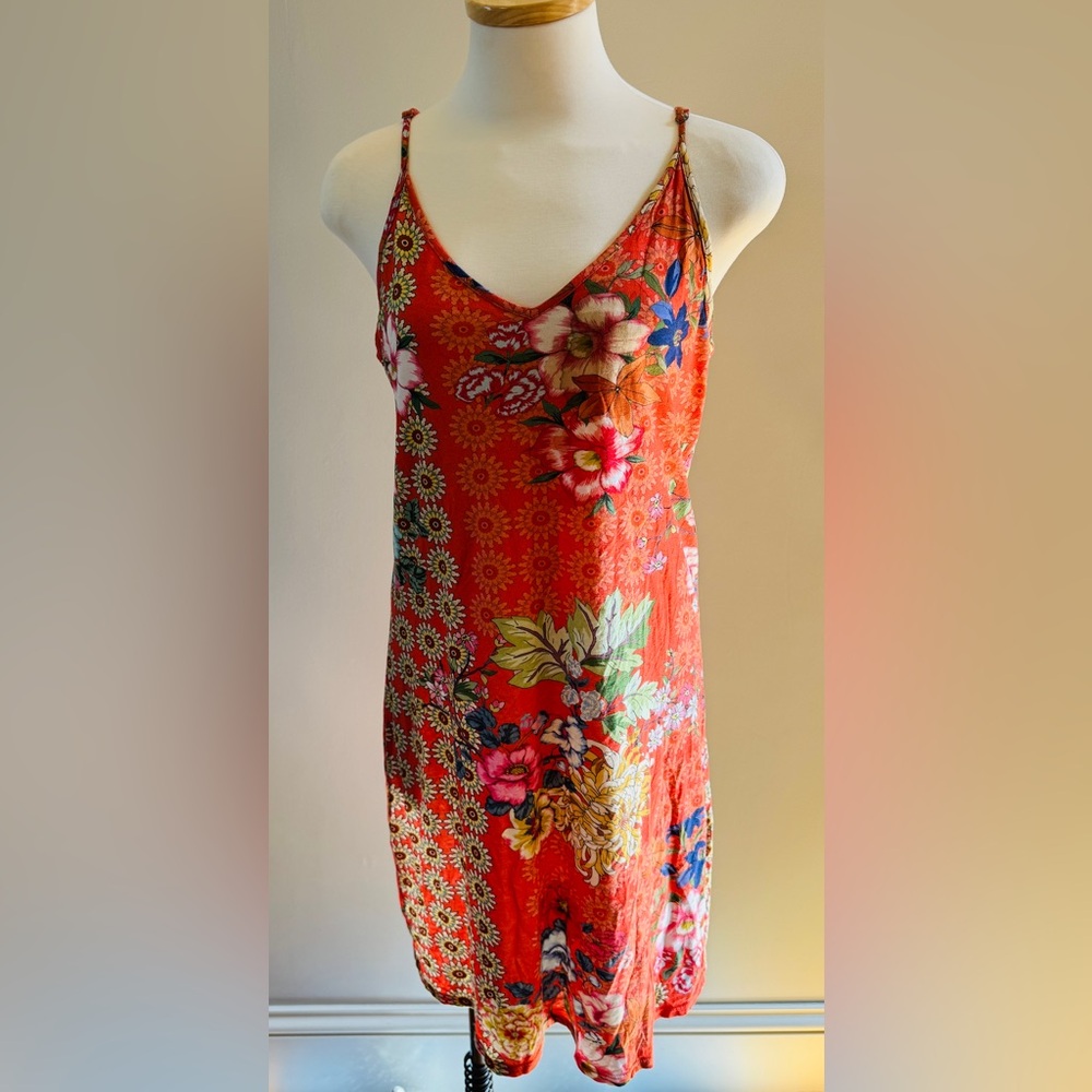 JOHNNY WAS Whistle Floral Slip Dress